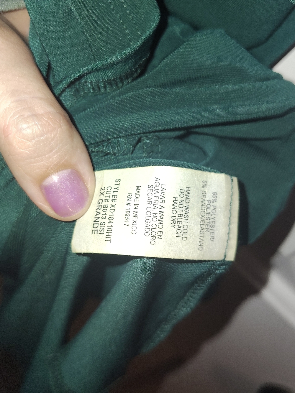 Emerald Green Wrap Dress - Picture 4 of 5